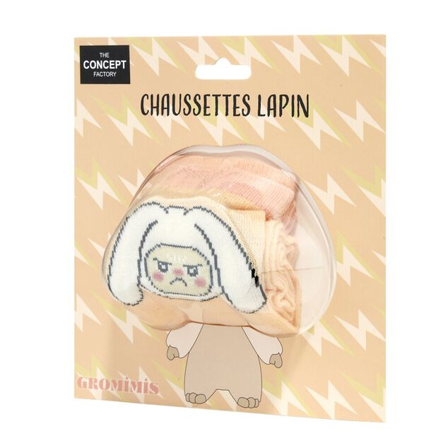 Chaussettes motif Gromimis Lapin tige haute Taille unique