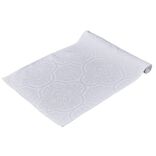 Chemin de table motif jacquard blanc