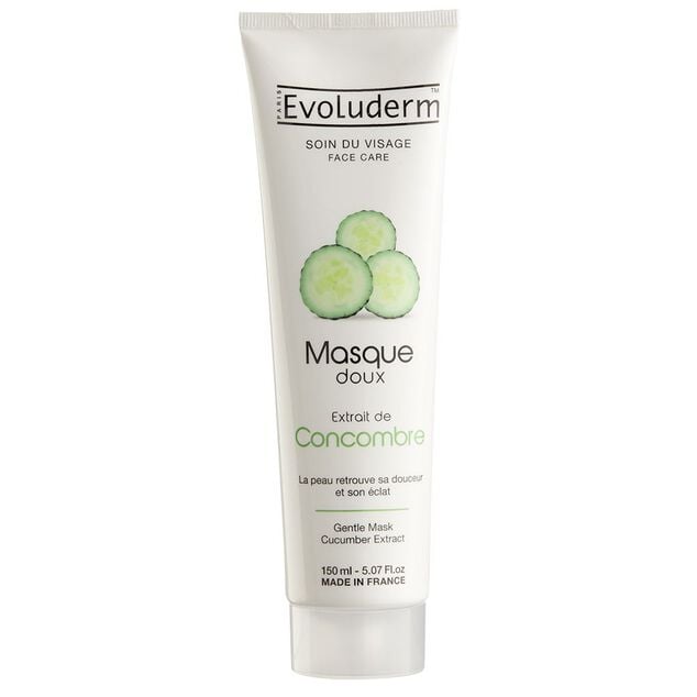 Masque visage Evoluderm concombre 150 ml