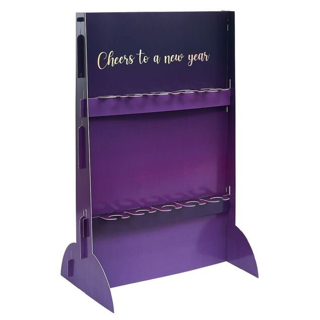 Support DIY pour fl&ucirc;te &agrave; champagne