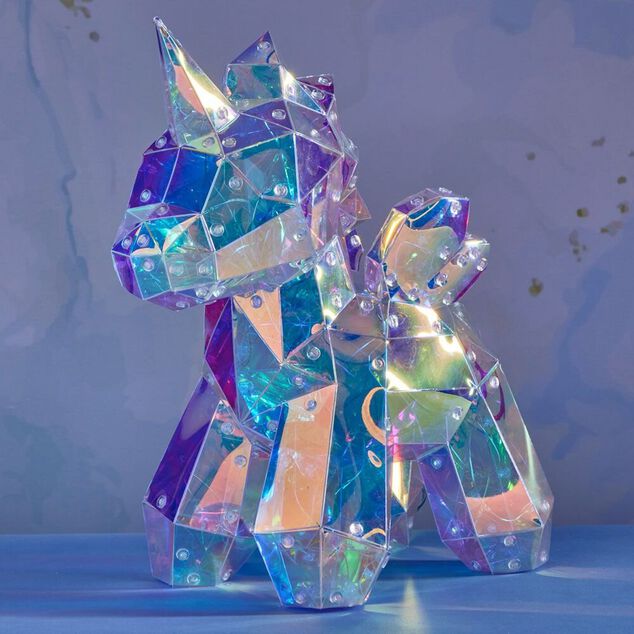 Licorne holographique lumineux 150LED