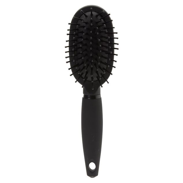 Mini brosse ronde pneumatique pvc noir