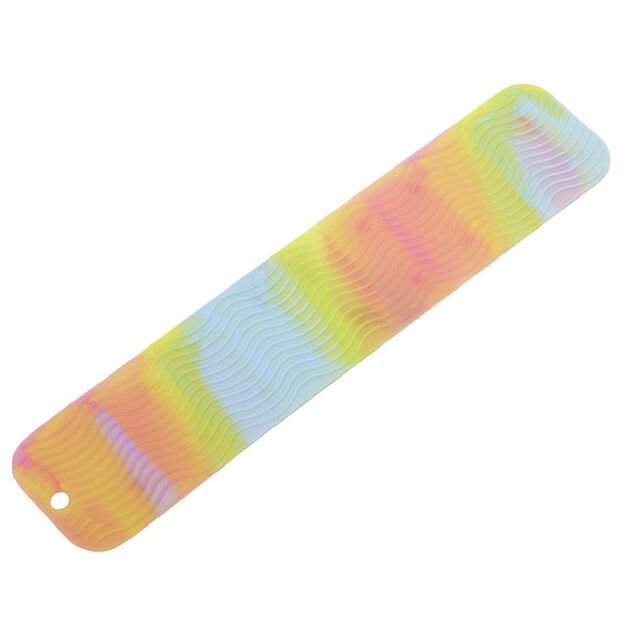 Jeu Anti-Stress bande flexibles avec ventouses multicolore L18,5 cm