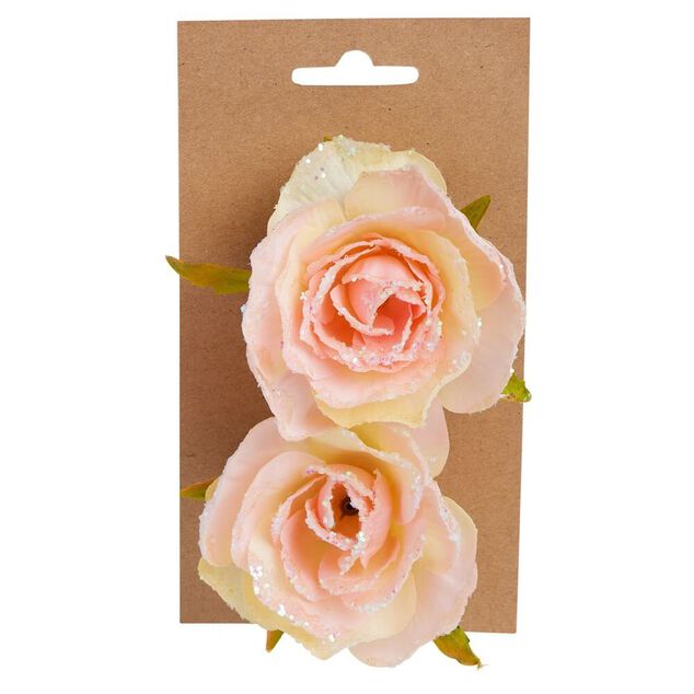 Rose &agrave; clipser x2 - &Oslash;5x9,5cm