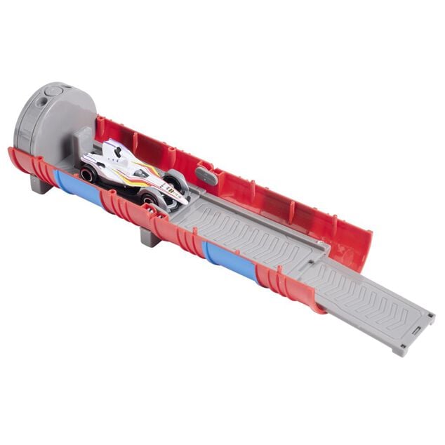 Voiture de course dans capsule avec catapulte et lanceur &Oslash;7xH11cm (3 mod&egrave;les)