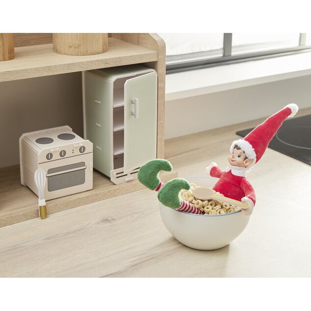 Accessoires de cuisine pour lutin farceur en carton à monter 6 pièces