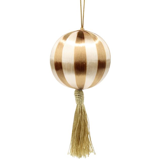 Boule ray&eacute;e avec pampille &agrave; suspendre (2 mod&egrave;les)