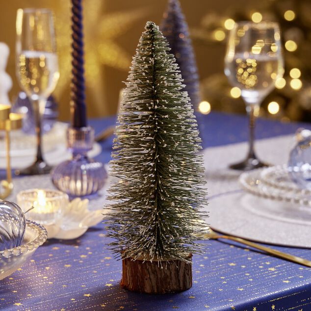 Sapin &agrave; poser vert H25 cm