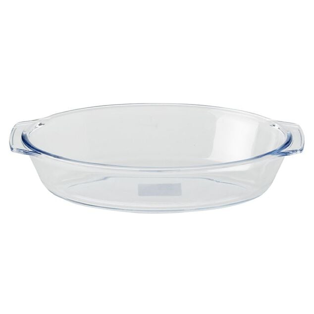 Mini plat en verre forme ovale