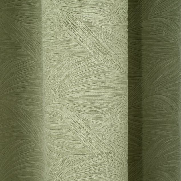 Rideau &agrave; oeillets emboss&eacute; polyester uni 140x240cm (3 mod&egrave;les)