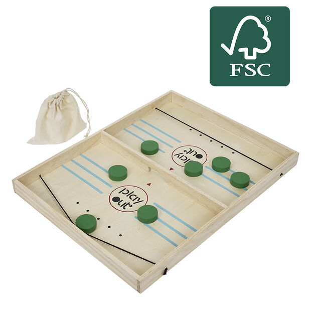 Jeu de palet Foosboard XL en bois