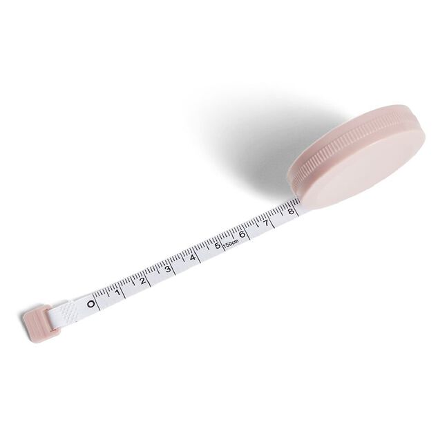 Ruban mesureur souple avec bouton de r&eacute;tractation 1,5m