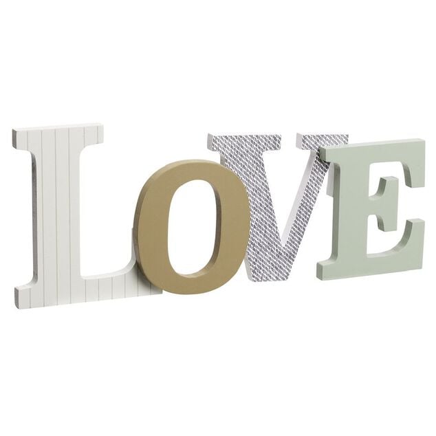 Mot d&eacute;coratif en bois