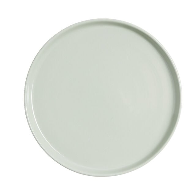 Assiette &agrave; dessert Oslo en gr&egrave;s vert &Oslash;20cm