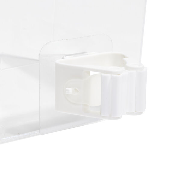 Porte balai adh&eacute;sif plastique