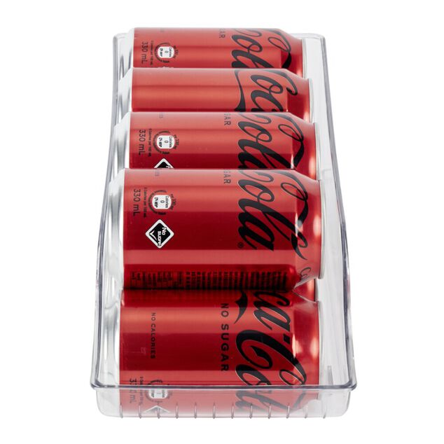 Bac de rangement frigo distributeur canettes 34x13xH10cm