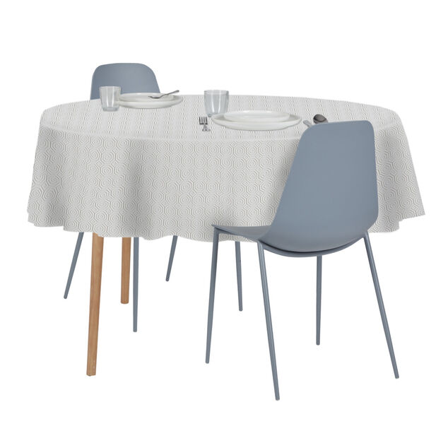 Nappe bulgomme ronde plastique EVA blanc &Oslash;150cm