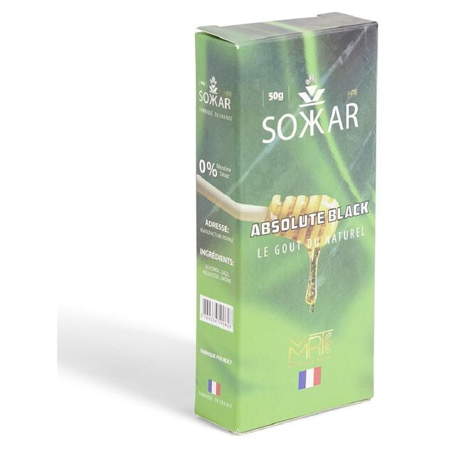 Chicha goût Absolute Black Rouge 200g