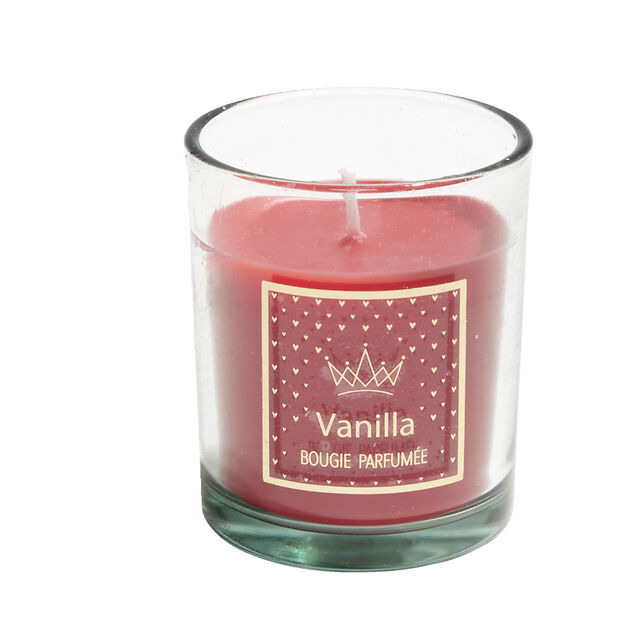 Bougie parfum&eacute;e 18H pot en verre - 3 mod&egrave;les