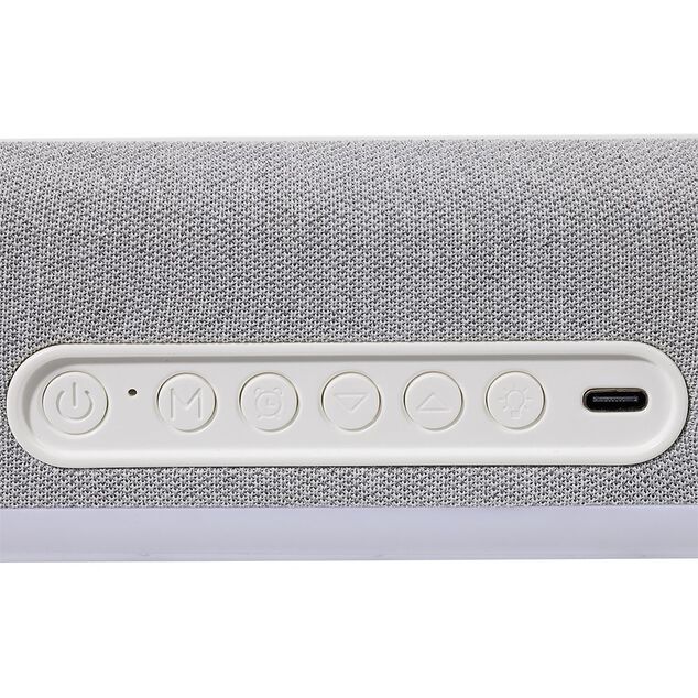 Réveil digital 4 en 1 gris