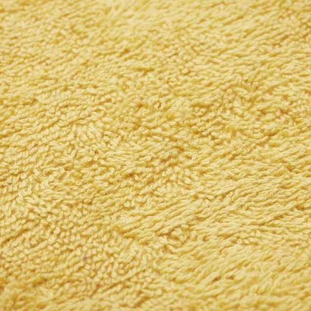 Drap de bain maxi 90x150cm coton jaune ocre