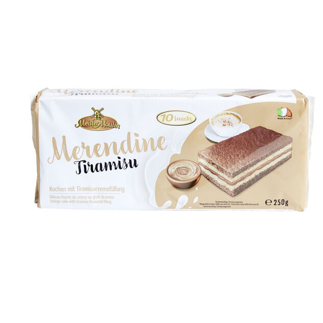 Cake fourr&eacute; cr&egrave;me tiramisu 10 pi&egrave;ces 250g