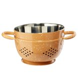 Passoire et bol &agrave; mixer assortis inox &Oslash;15cm (3 mod&egrave;les)