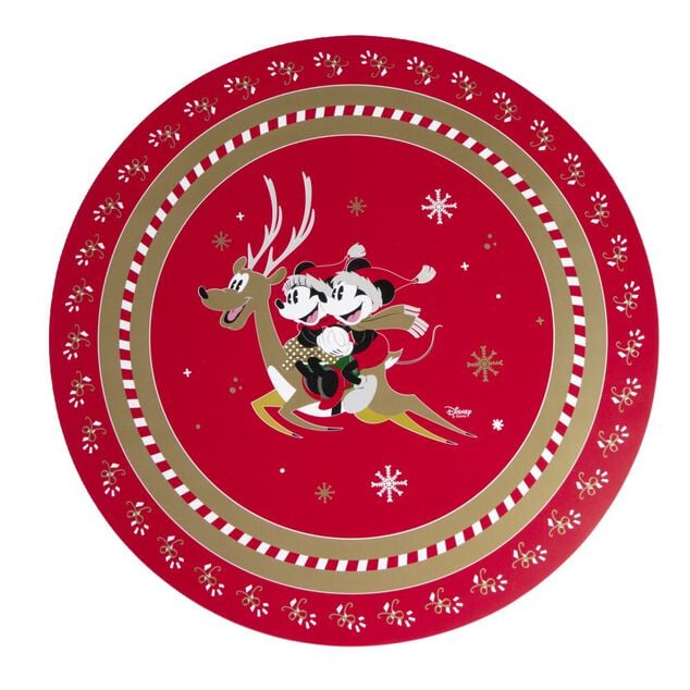 Set de table Disney Mickey &Oslash;35cm - rouge ou vert