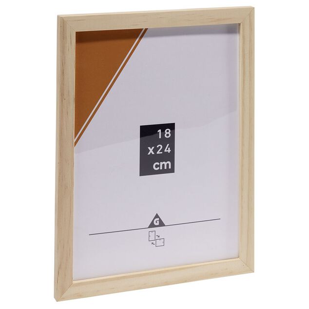 Cadre photo bois 20x26cm pour photo 18x24cm
