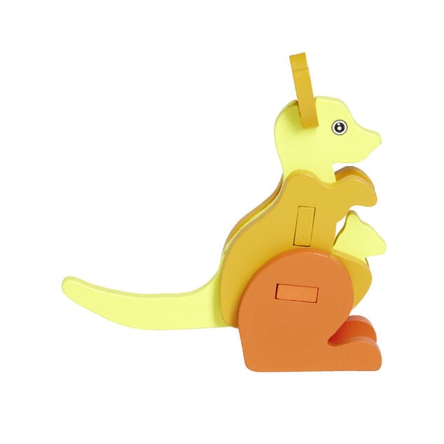 Puzzle 3D en bois 15x17,5cm - 5 mod&egrave;les