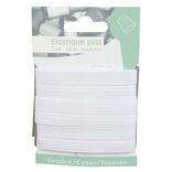 &Eacute;lastique plat pour coudre blanc