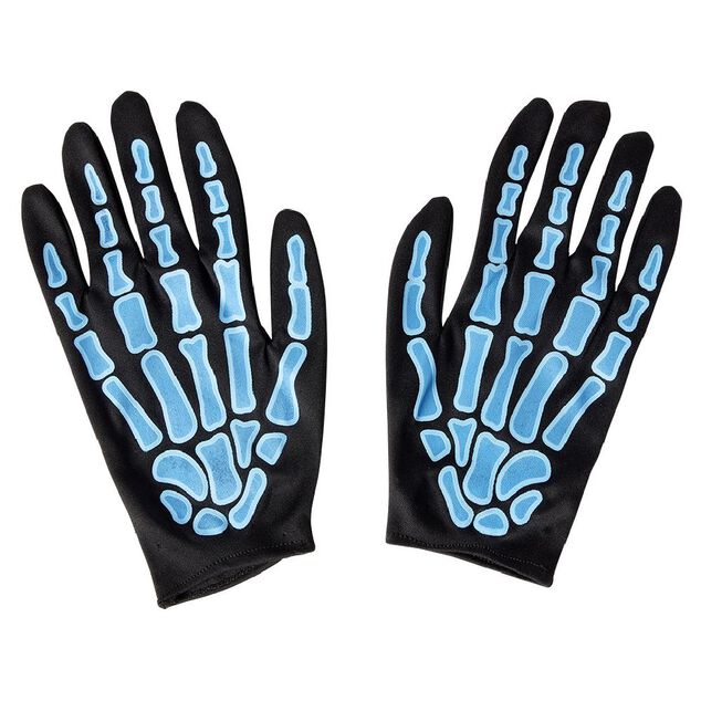 Gants squelette Halloween taille adulte
