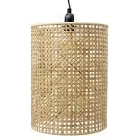 Suspension cylindrique en bois Ø28xH120cm