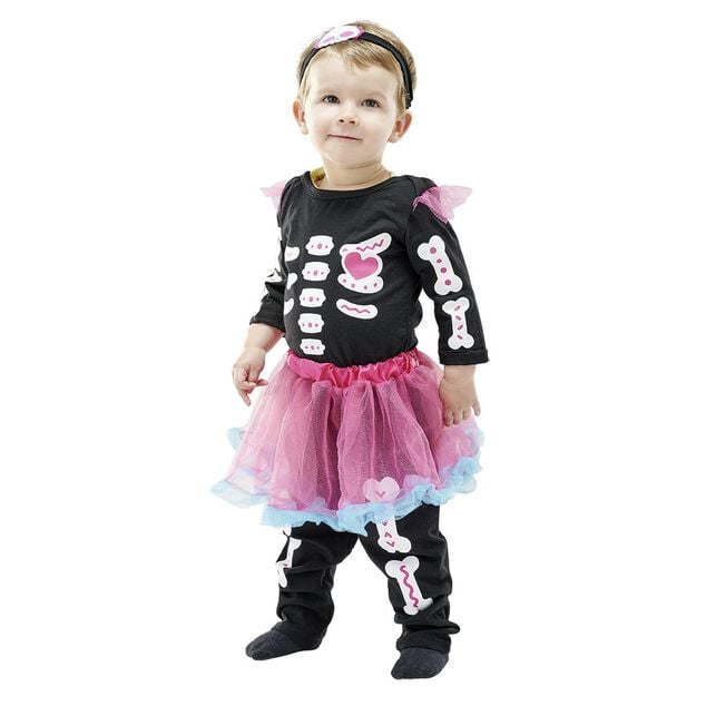 D&eacute;guisement b&eacute;b&eacute; squelette Halloween 18 &agrave; 24 mois