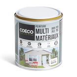 Peinture C'D&Eacute;CO tous supports 500ml blanc satin&eacute;