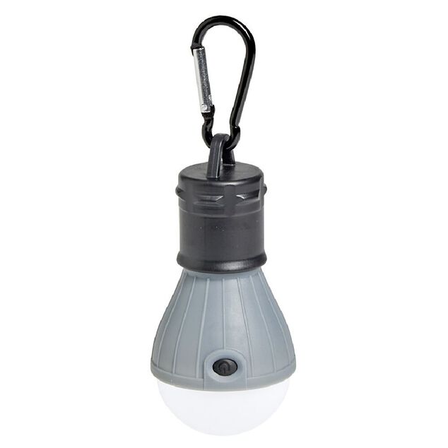 Lampe camping gris &agrave; piles 3 fonctions