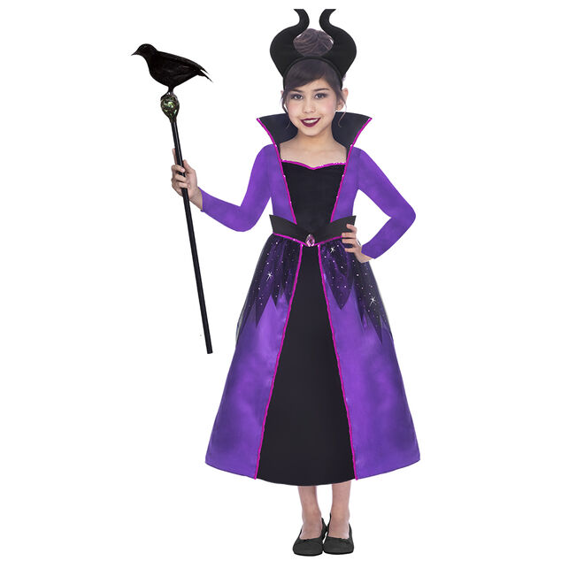 D&eacute;guisement enfant reine mal&eacute;fique Halloween 7 &agrave; 10 ans