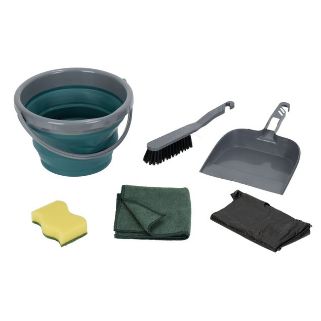 Kit m&eacute;nage camping 6 accessoires