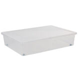 Bo&icirc;te de rangement transparente 55 L