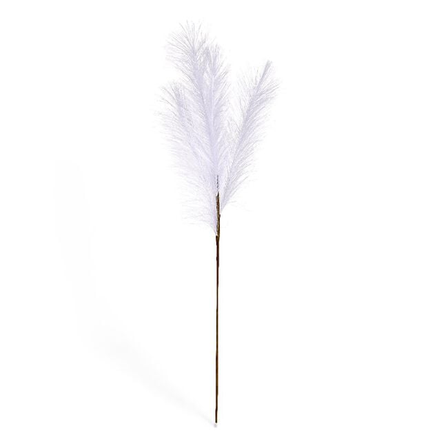 Feuillage artificiel herbe de la pampa blanc H91cm