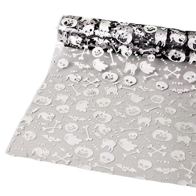 Nappe rectangulaire motif Halloween L.200 x l.145 cm