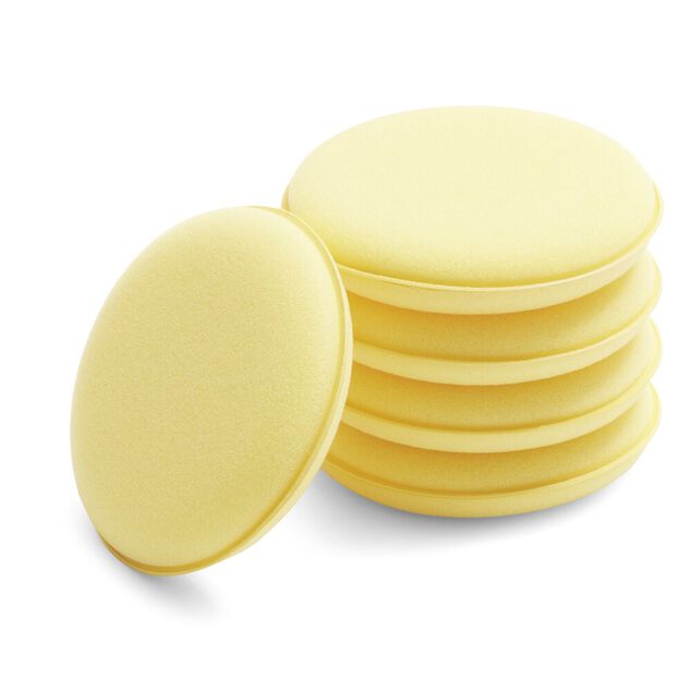 Lot de 5 &eacute;ponges de nettoyage pour voiture &Oslash;10 cm