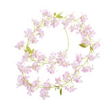 Guirlande fleur de pommier artificiel rose L140cm