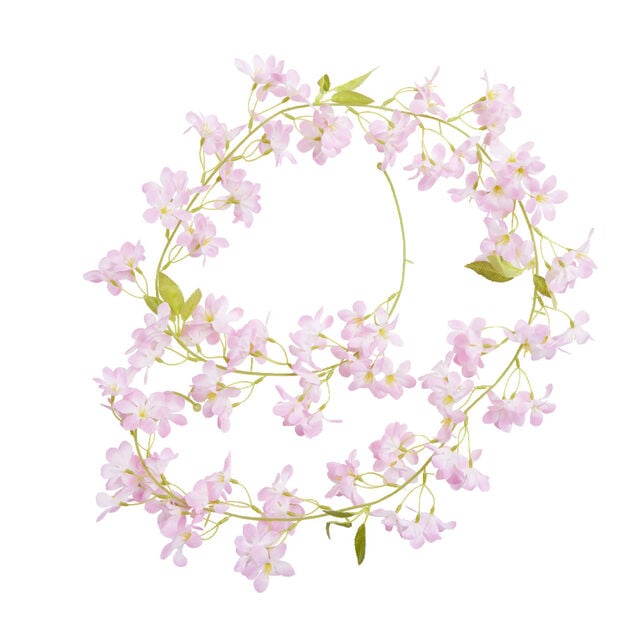 Guirlande fleur de pommier artificiel rose L140cm