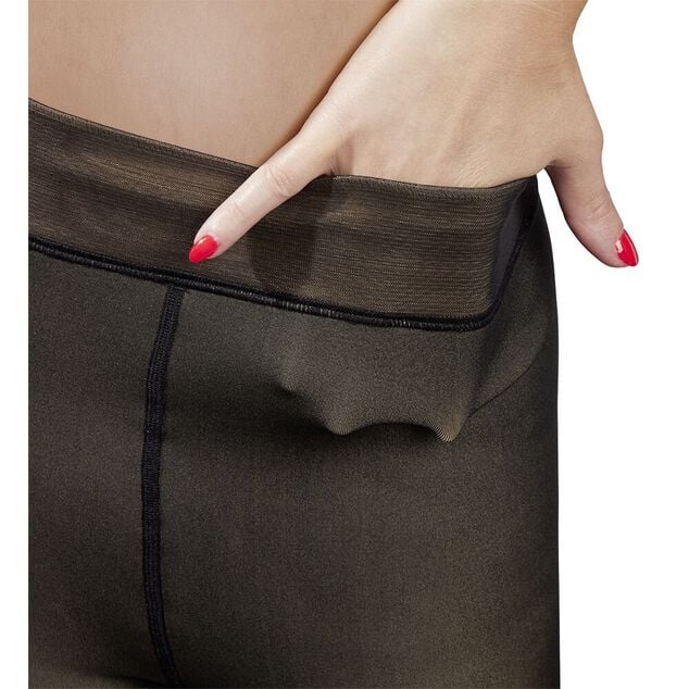 Collant polaire "fausse peau"