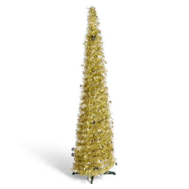 Sapin de No&euml;l artificiel POP UP dor&eacute; &Oslash;30xH120cm