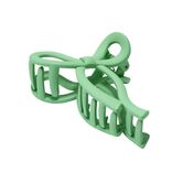 Pince à cheveux forme noeud vert