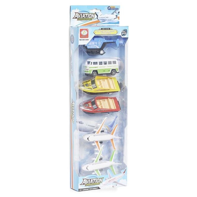 Kit 5 véhicules de transport