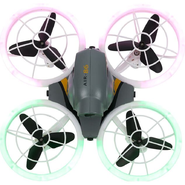 Drone radiocommand&eacute; lumineux 2 coloris