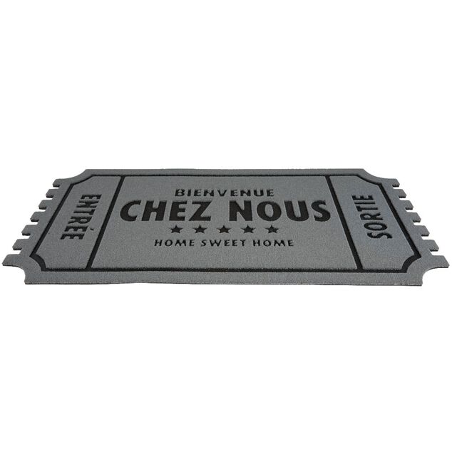 Paillasson antid&eacute;rapant design Bienvenue Chez Nous